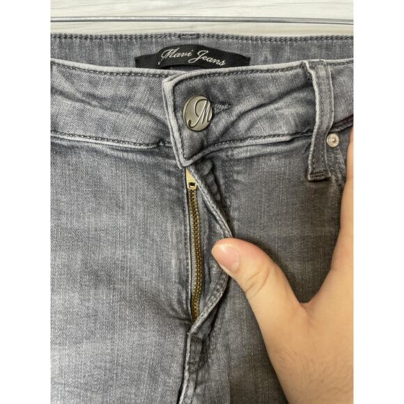 Mavi Jeans Emma Slim Boyfriend Jeans Womens 30/32 Gray Stretch Zip Fly Denim - Picture 2 of 13